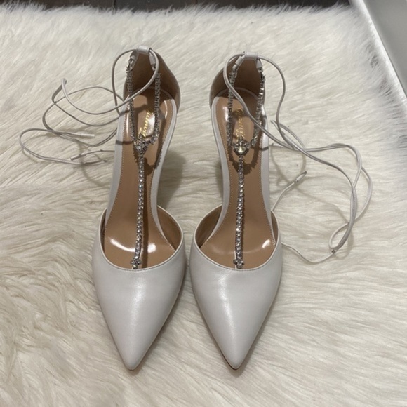 Gianvito Rossi Crystal T-string pointed toe pump size 39EU - Picture 4 of 14